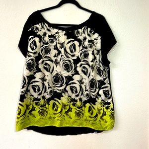 CLOSET CLEAR OUT a.n.a Floral  Ombré Blouse